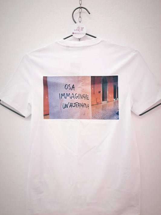 T-shirt "Osa Immaginare un'alternativa" - OVERSIZE