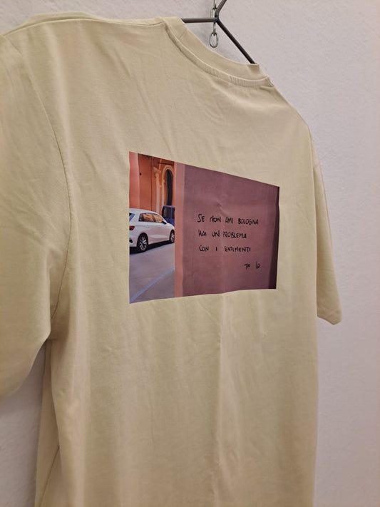 T-Shirt "Se non ami Bologna hai un problema coi sentimenti" - OVERSIZE