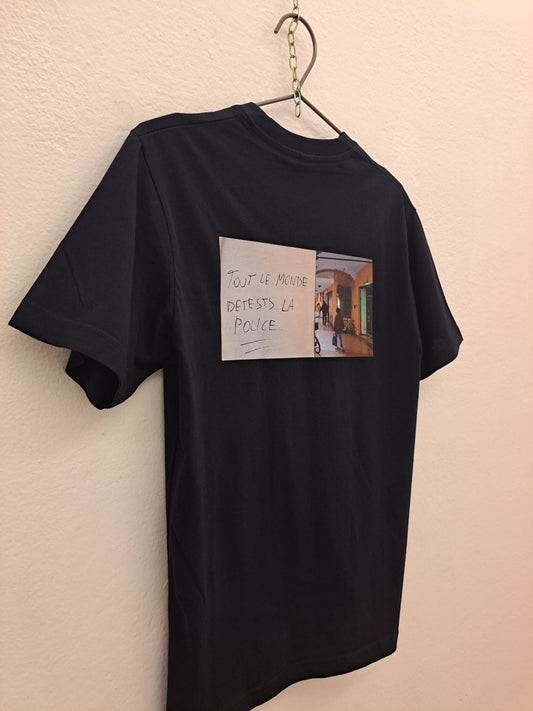 T-Shirt "Tout le monde detests la police" - OVERSIZE