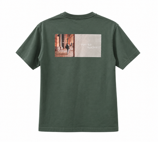 T- Shirt "Futuro Incerto" Olive Green