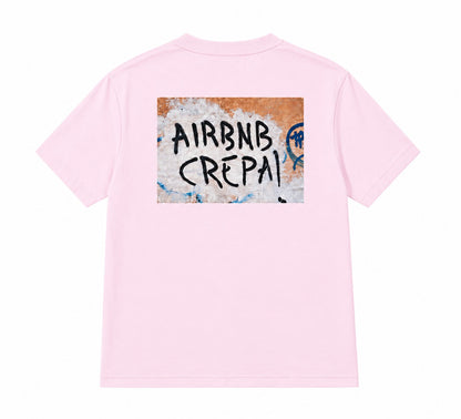T-shirt "AirBnB Crepa" Pink