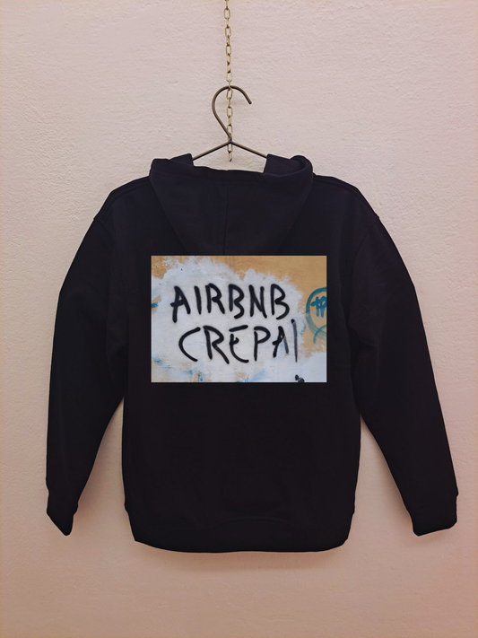 Felpa " AirBnB Crepa"