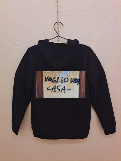 Felpa "Voglio una casa"