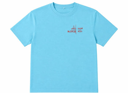 T-shirt "Proclamo una rivoluzione a un popolo di sordi" Azzurra