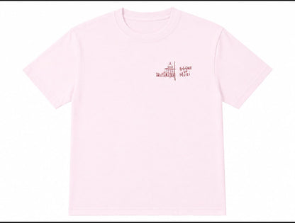 T-shirt "AirBnB Crepa" Pink